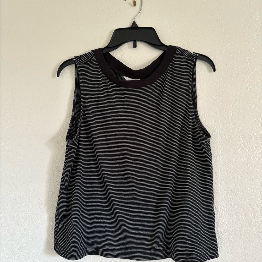 Caslon Gray Sleeveless Boxy‎ Tank Top